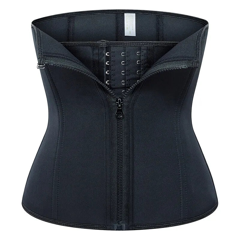 Cinta Modeladora Feminina em Neoprene Com Fechamento em Zíper