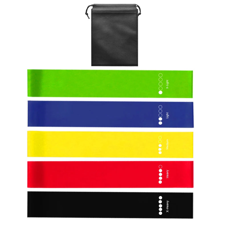 Faixas Elásticas ( Mini Band ) para Yoga, Pilates, Alongamento