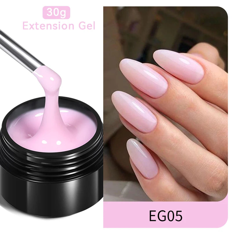 Gel Esmalte para Extensão de Unhas em Acrílico UV - BORN PRETTY