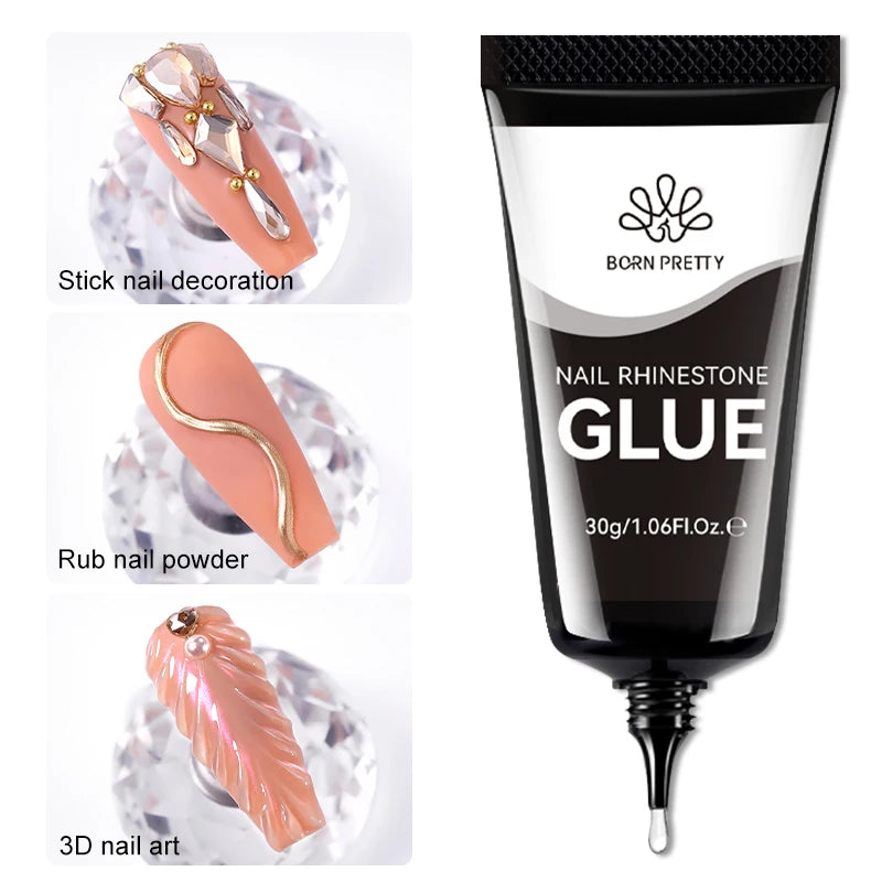 Gel Esmalte para Extensão de Unhas em Acrílico UV - BORN PRETTY
