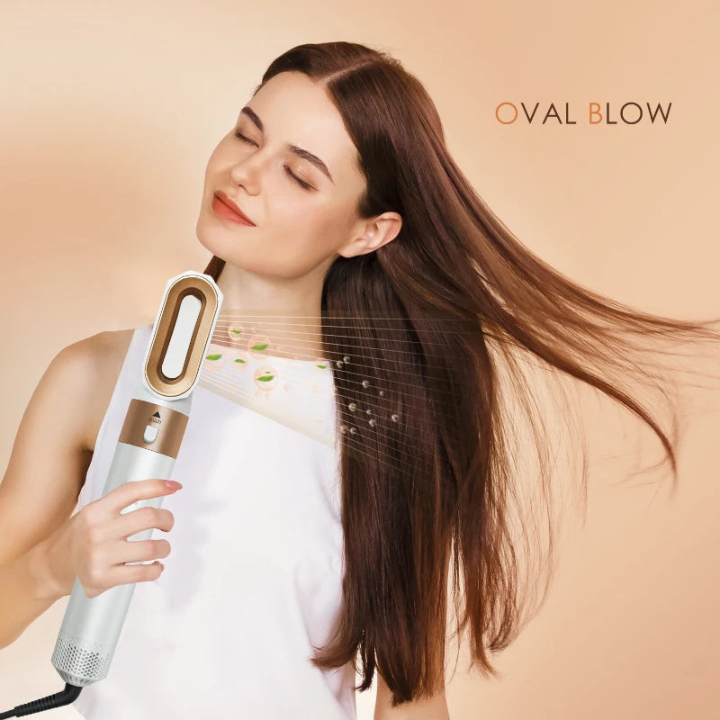 Secador de cabelo 5 em 1 - Pente quente, modelador profissional, modelador de cachos e alisador de cabelo Dyson Airwrap