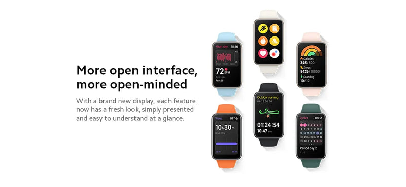 Smartwatch Versão global Xiaomi Band 7 Pro 1,64'' AMOLED 2.5D Tela curva GPS integrado Oxigênio no sangue Sempre ativo Mostrador de relógio Smart Band