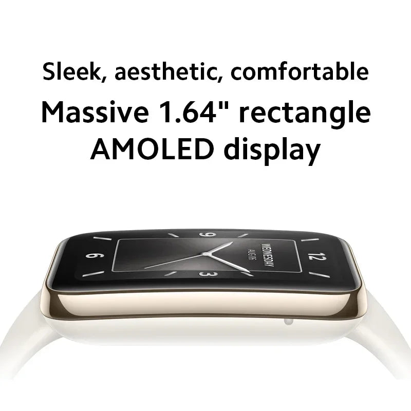 Smartwatch Versão global Xiaomi Band 7 Pro 1,64'' AMOLED 2.5D Tela curva GPS integrado Oxigênio no sangue Sempre ativo Mostrador de relógio Smart Band