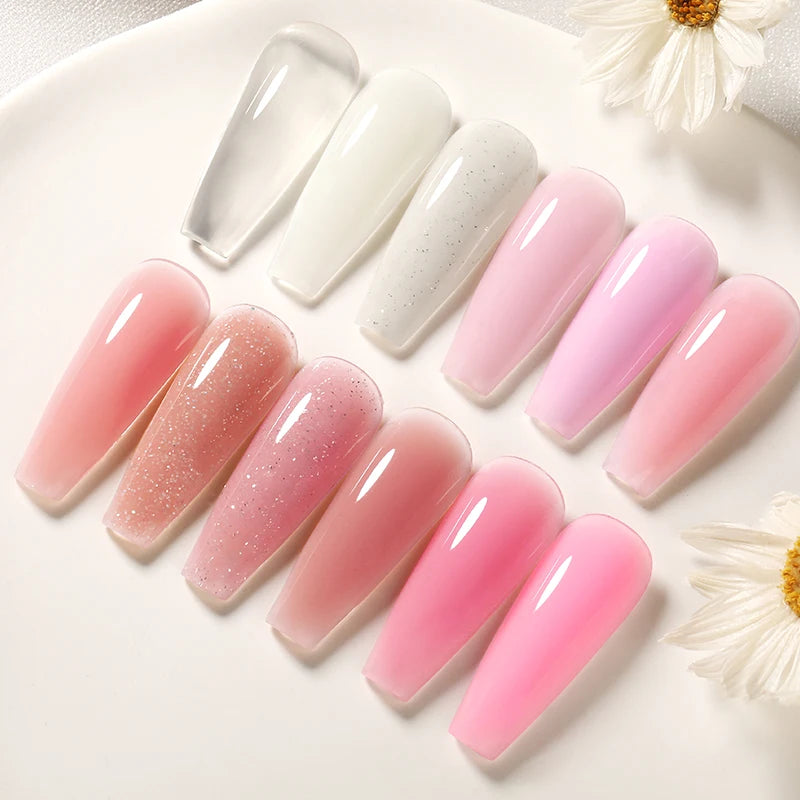 Gel Esmalte para Extensão de Unhas em Acrílico UV - BORN PRETTY