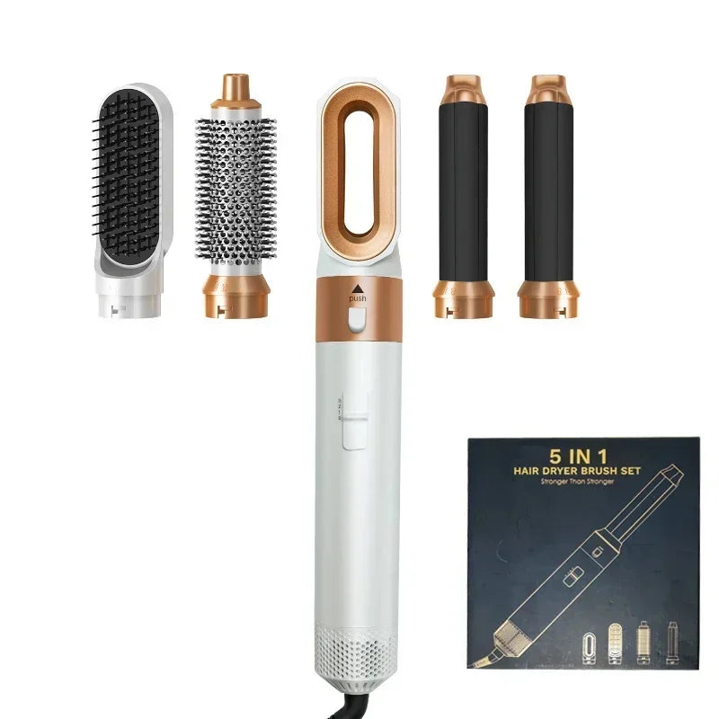 Secador de cabelo 5 em 1 - Pente quente, modelador profissional, modelador de cachos e alisador de cabelo Dyson Airwrap